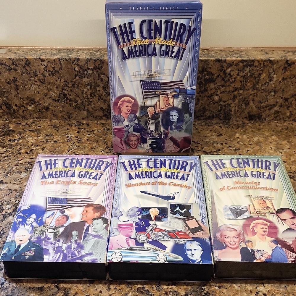 The Century That Made America Great VHS Set of 3